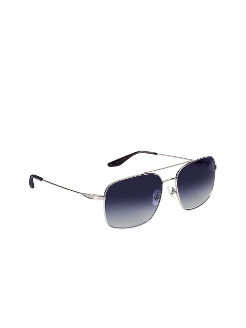 

davidjones Unisex Silver Sunglasses