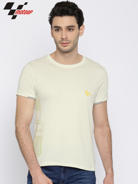 

RDSTR Men Off-White Printed MotoGP T-shirt