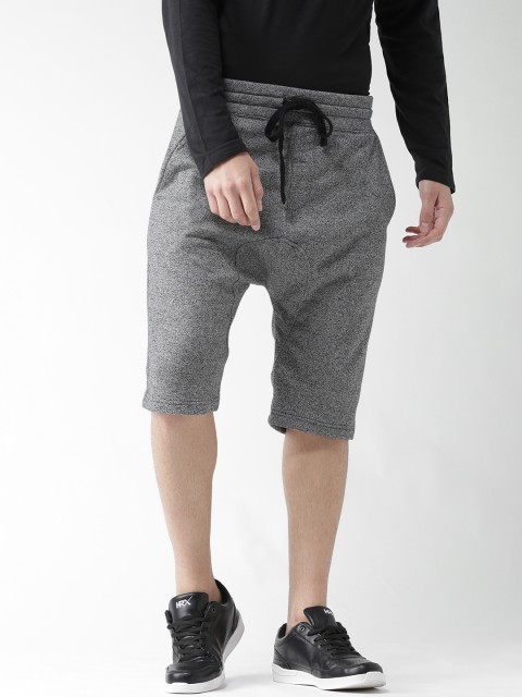 

FOREVER 21 Men Grey Melange Shorts