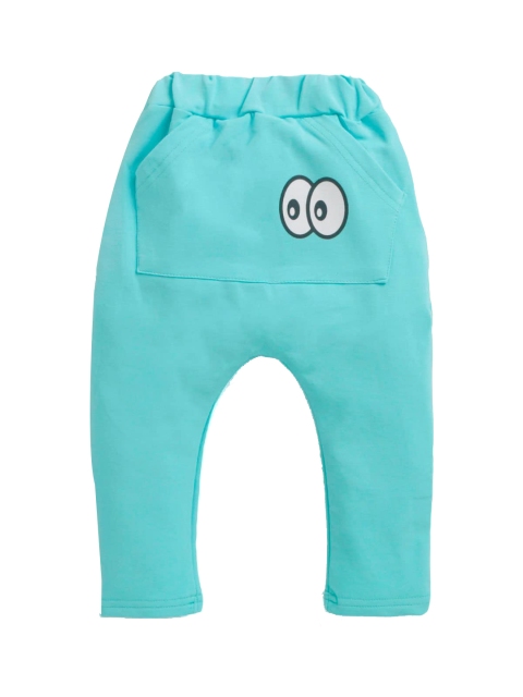 

Hopscotch Infant Boys Blue Solid Cotton Relaxed-Fit Track Pant