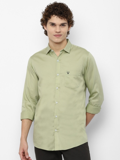 

Allen Solly Men Green Slim Fit Casual Shirt