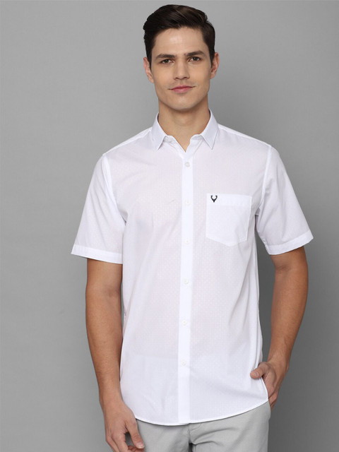 

Allen Solly Men White Slim Fit Casual Shirt