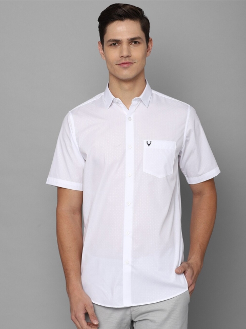 

Allen Solly Men White Slim Fit Casual Shirt