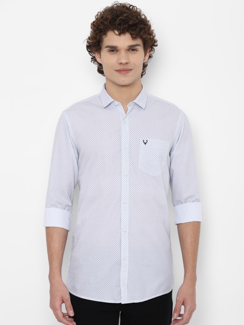 

Allen Solly Sport Men Blue Printed Pure Cotton Casual Shirt