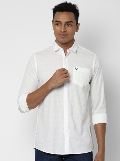 

Allen Solly Sport Men White Casual Cotton Shirt