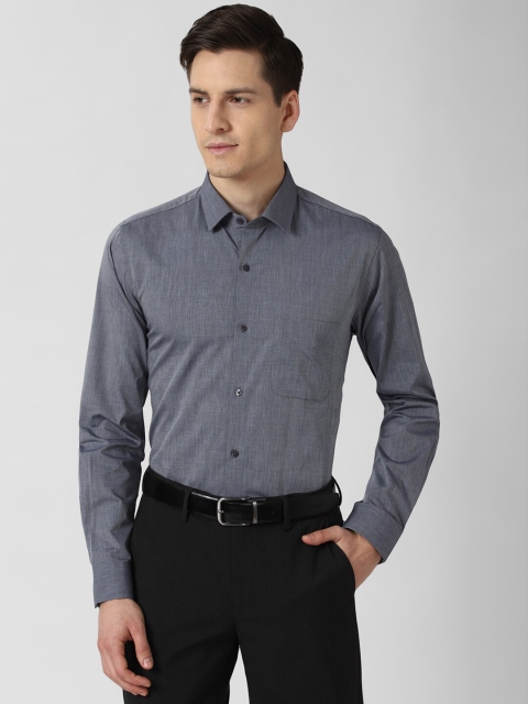 

Peter England Men Grey Slim Fit Formal Shirt