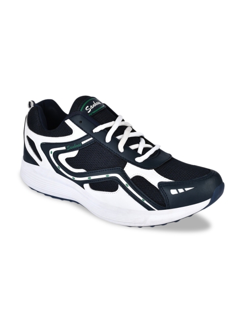 

Sanhose Men Navy Blue Colourblocked Sneakers