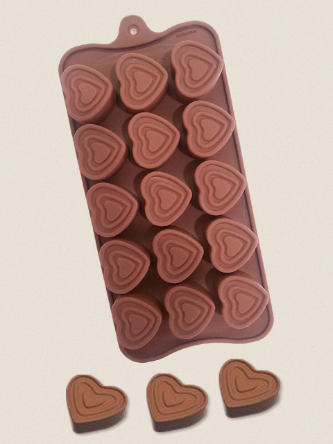 

JoyGlobal Brown Silicone Big Heart Mould
