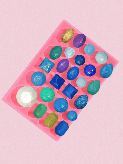 

JoyGlobal Assorted Diamond Gems Silicone Mould