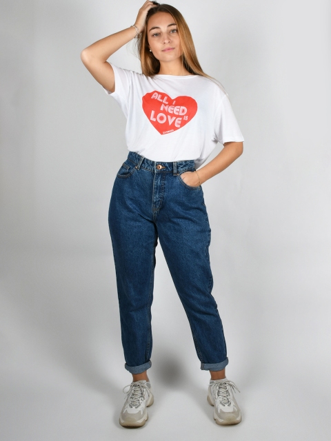 

LOVEGEN Women White V-Neck Slim Fit Outdoor T-shirt