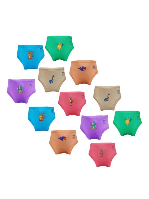 

MRB Boys Pack Of 12 Assorted Printed Cotton Hipsters BMRBJETTYR68