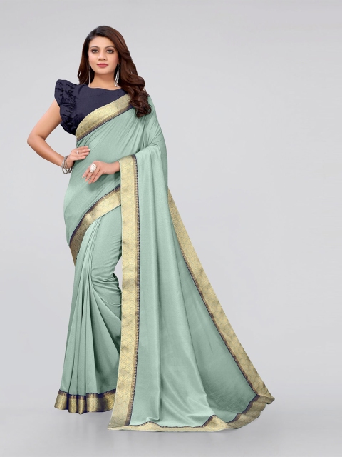 

MIRCHI FASHION Women Sea Green Sarees