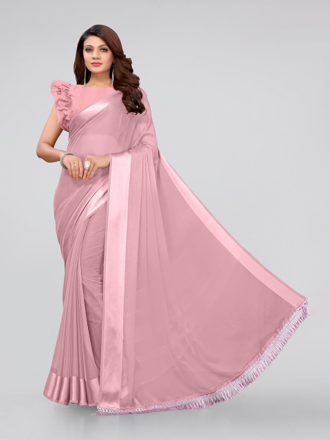 

MIRCHI FASHION Women Mauve Sarees