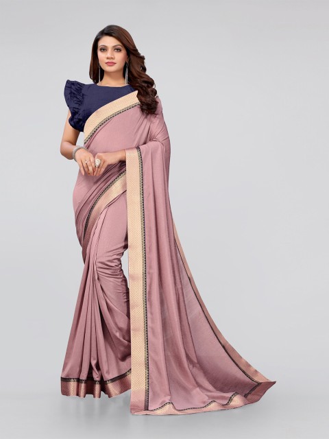 

MIRCHI FASHION Women Pink Sarees