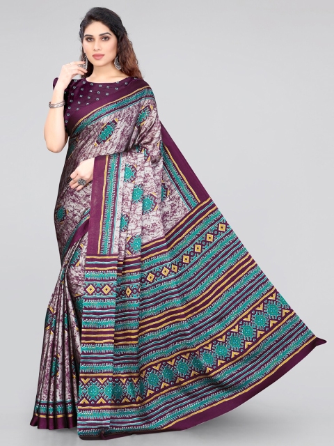 

MIRCHI FASHION Women Beige Sarees