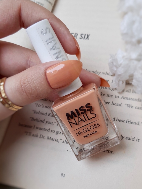 

MISS NAILS Hi Gloss Long Lasting Nail Polish - Orange Punch, Brown