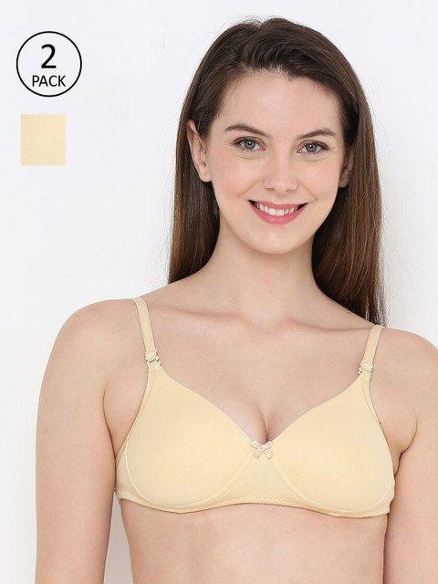 

Berrys Intimatess Pack of 2 Beige Bra - Lightly Padded