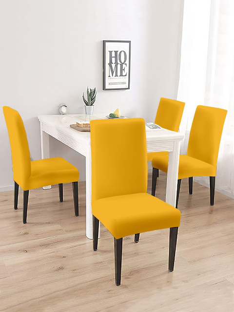 

Cortina Set of 4 Yellow Chair Cover