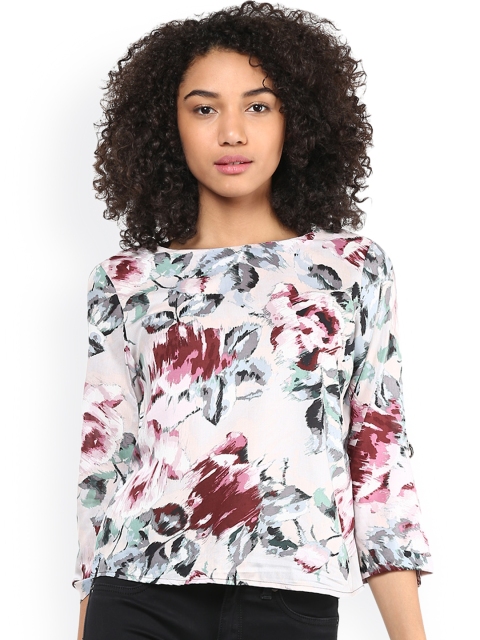 

Harpa Women Off-White Printed Top