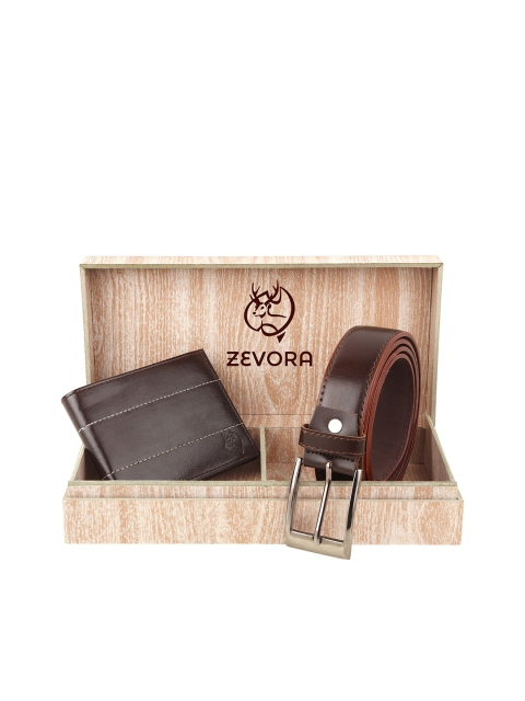 

ZEVORA Men Brown Accessory Gift Set