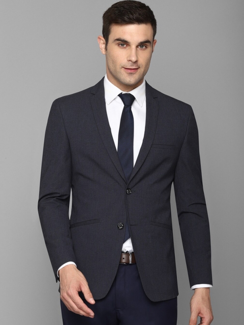 

Allen Solly Men Navy Blue Solid Single-Breasted Blazer