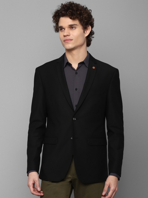 

Allen Solly Men Black Single-Breasted Formal Blazer