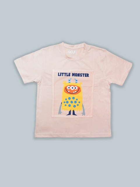 

GOJI Kids Peach-Coloured T-shirt