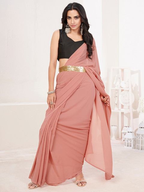 

SHOPGARB Women Pink Sarees