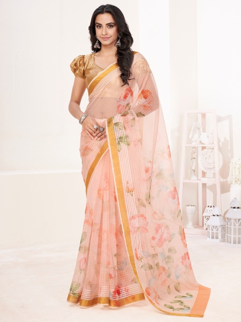 

SHOPGARB Women Pink Sarees