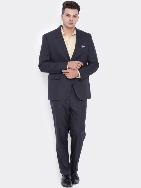 

SUITLTD Charcoal Grey Single-Breasted Formal Suit