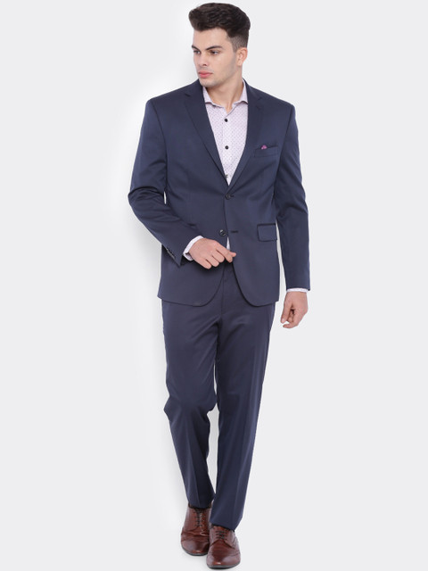 

SUITLTD Navy Single-Breasted Formal Suit, Navy blue