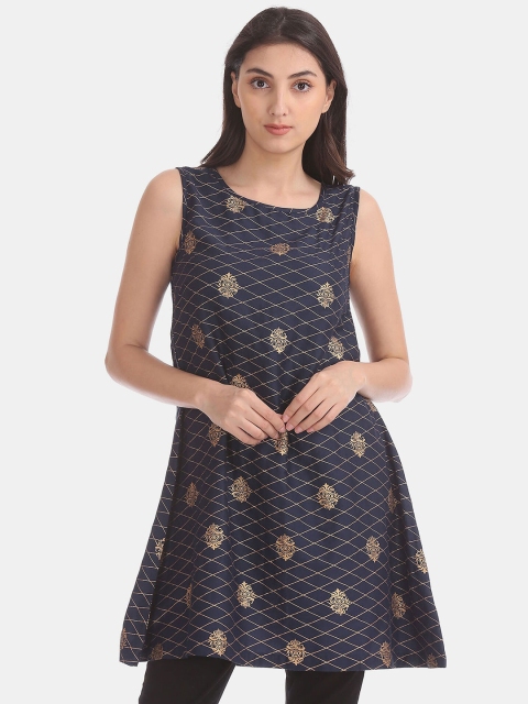 

Bronz Women Blue Tunics