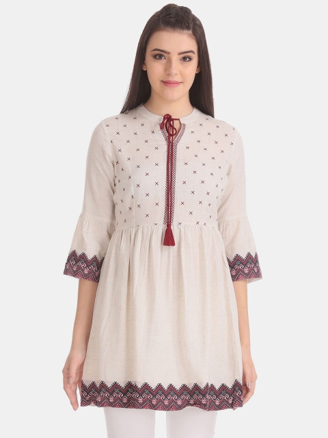 

Bronz Women Beige Tunics