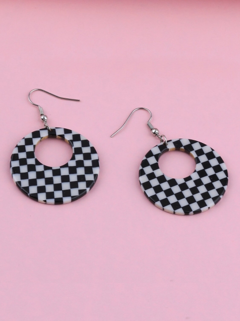 

Silver Shine Multicoloured Contemporary Drop Earrings, Multi