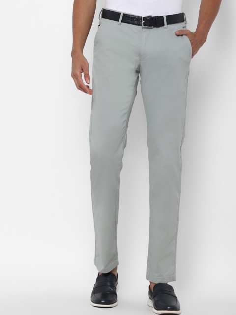

Allen Solly Men Grey Slim Fit Trousers