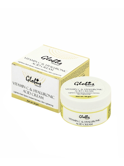 

Globus naturals Hyaluronic Acid and Vitamin C Cream 50 gm, Yellow