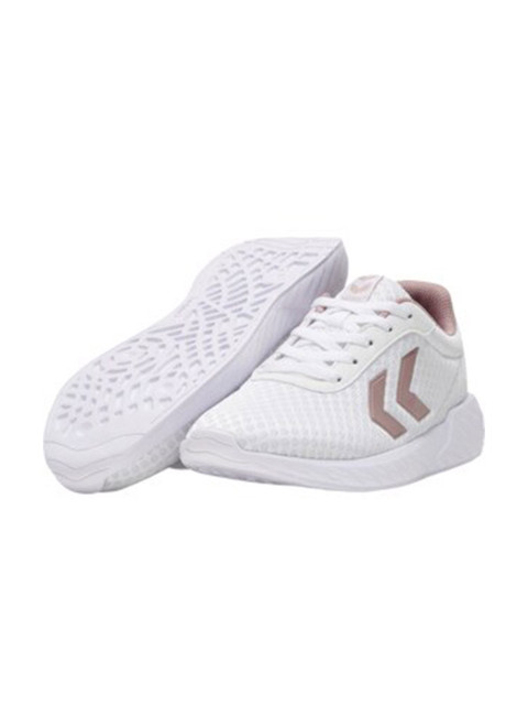 

hummel Women White Mesh Training or Gym Shoes