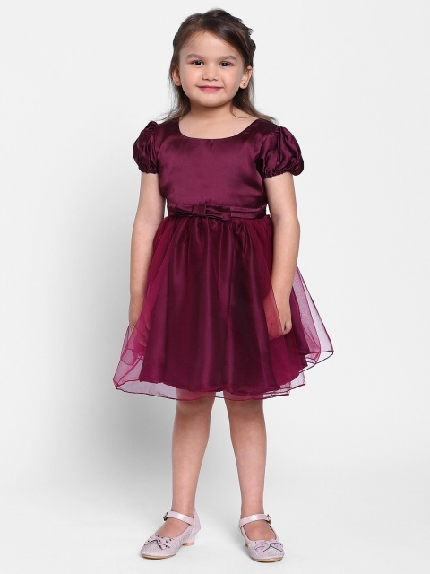 

MANET Purple Ethnic Dress