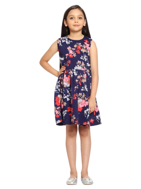 

CREMLIN CLOTHING Multicoloured Floral Crepe Dress, Multi