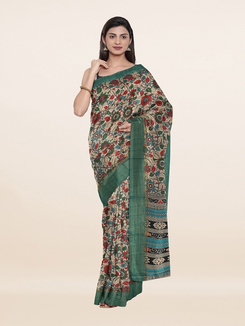 

Pothys Cream-Coloured Art Silk Saree