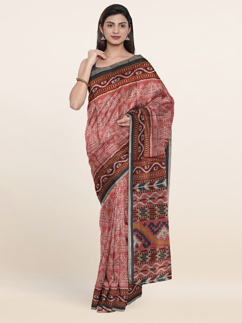 

Pothys Rust Art Silk Saree
