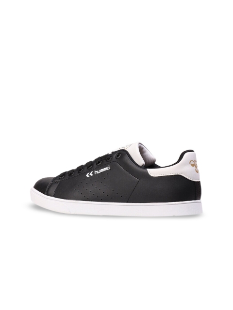 

hummel Unisex Black Printed PU Sneakers