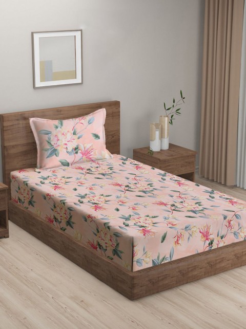 

KLOTTHE Unisex Multi Bedsheets, Pink
