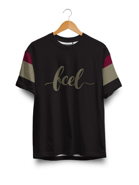 

mezmoda Boys Multicoloured & tap shoe Typography Printed T-shirt, Multi