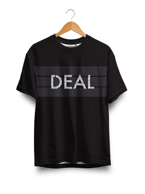 

mezmoda Boys Multicoloured & brown Typography Printed Applique T-shirt, Multi