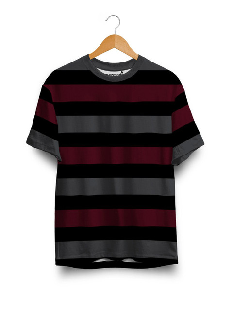 

mezmoda Boys Multicoloured & monument Striped T-shirt, Multi