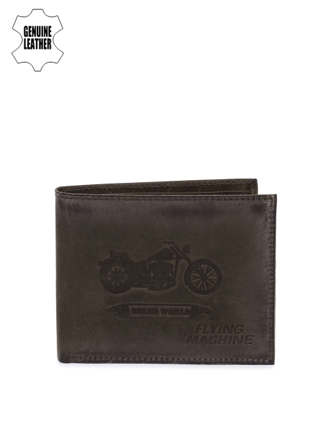 

Flying Machine Men Brown Leather Wallet