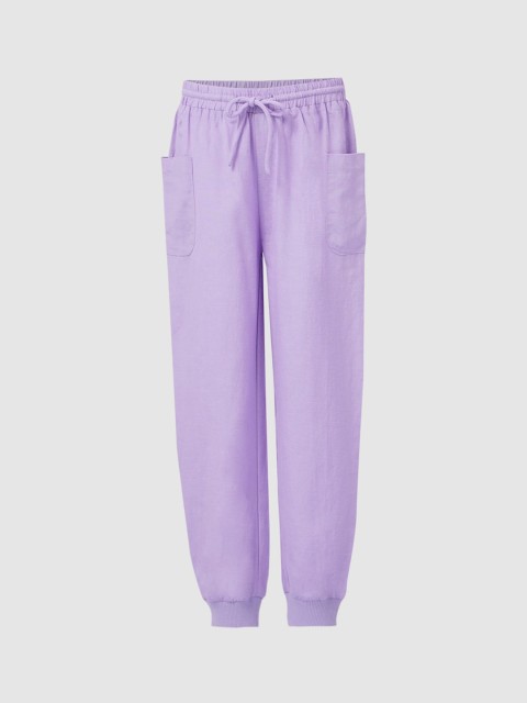 

KIDS ONLY Girls Lavender Solid Joggers, Purple