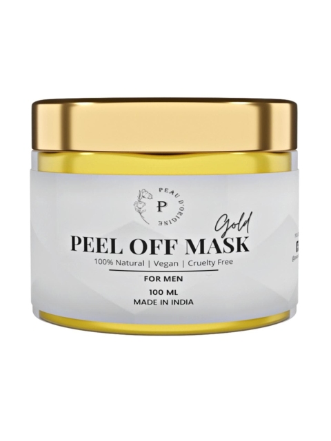 

Peau D'origine Men 100% Natural Gold Peel Off Mask with Hyaluronic Acid - 100 ml