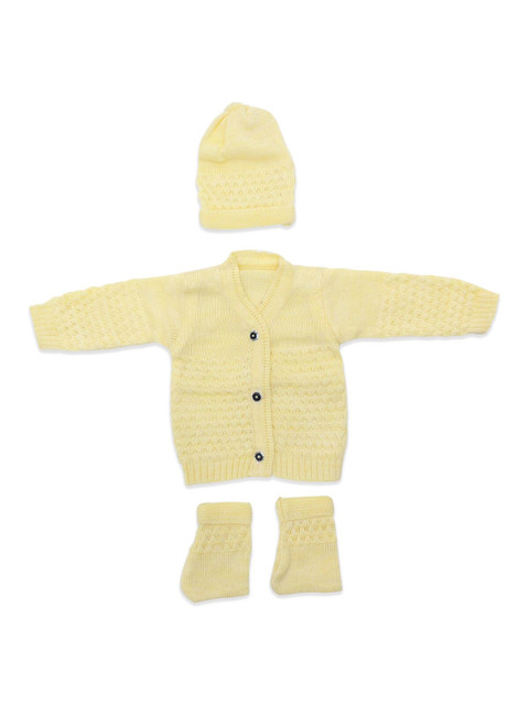 

Born Babies Unisex Kids Yellow Sweater Vest